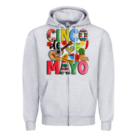 Heather Grey cinco de mayo Zipper Hoodie - JahusDesignShop