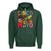 Sports Green cinco de mayo Zipper Hoodie - JahusDesignShop