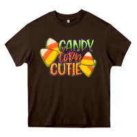 Chocolate Brown candy corn cutie Heavy Core Tee - CowGirlArtShop