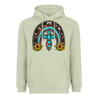 Matcha cross rainbow Heavyweight Hoodie - JahusDesignShop