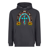 Smoke cross rainbow Heavyweight Hoodie - JahusDesignShop