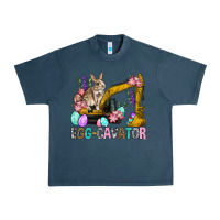 Midnight Navy Egg Cavator Easter Urban Heavy Tee - BundleAndBundleShop