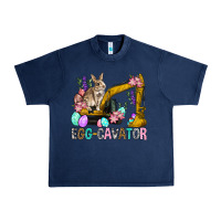 Navy Egg Cavator Easter Urban Heavy Tee - BundleAndBundleShop