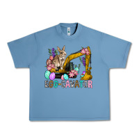Pebble Blue Egg Cavator Easter Urban Heavy Tee - BundleAndBundleShop