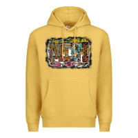 Antique Gold mini western Premium Hoodie - RacoonDesign