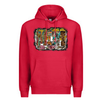 Cardinal mini western Premium Hoodie - RacoonDesign