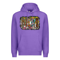 Purple mini western Premium Hoodie - RacoonDesign
