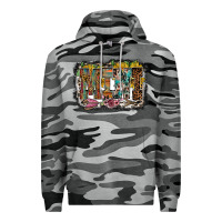 Slate Camo mini western Premium Hoodie - RacoonDesign