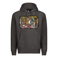 Smoke mini western Premium Hoodie - RacoonDesign