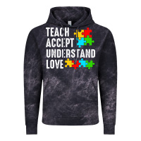 Cloud Black Teach Accept Understand Love Vintage Hoodie - CowhideDigitalArt
