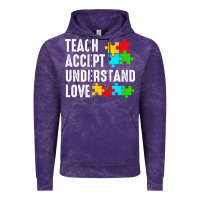 Cloud Purple Teach Accept Understand Love Vintage Hoodie - CowhideDigitalArt