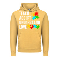 Vintage Mustard Teach Accept Understand Love Vintage Hoodie - CowhideDigitalArt