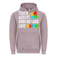 Vintage Zinc Teach Accept Understand Love Vintage Hoodie - CowhideDigitalArt