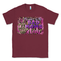 Burgundy Member of the bad Moms club Mother's Day Classic Tee - CowGirlArtShop