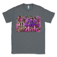 Charcoal Heather Member of the bad Moms club Mother's Day Classic Tee - CowGirlArtShop