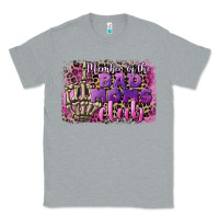 Heather Grey Member of the bad Moms club Mother's Day Classic Tee - CowGirlArtShop