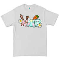 Dove Grey Hop bunny Easter Day Premium Tee - CowGirlArtShop