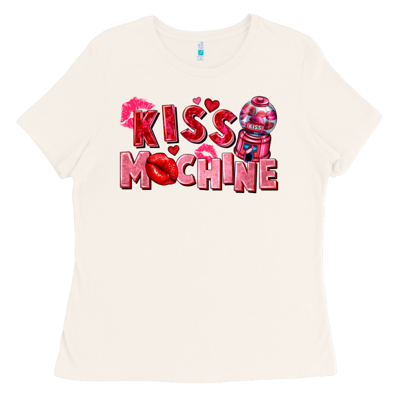 Kiss Machine Valentine's Day Ladies Tee by FaDigitalArtStudio | Teevron