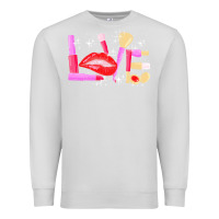 Dove Grey makeup artist t  shirt makeup artist love cosmetician fashion t  shirt Premium Sweatshirt - linhVisuals