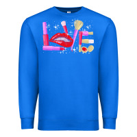 True Royal makeup artist t  shirt makeup artist love cosmetician fashion t  shirt Premium Sweatshirt - linhVisuals