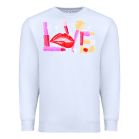 White makeup artist t  shirt makeup artist love cosmetician fashion t  shirt Premium Sweatshirt - linhVisuals