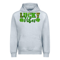 Heather Grey lucky vibes Urban Hoodie - RanaPortraitStore
