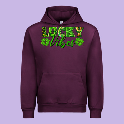 Lucky Vibes Urban Hoodie Designed By Ranaportraitstore