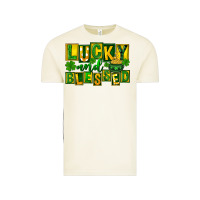 Lucky And Blessed St. Patricks Day Vintage Tee | Teevron