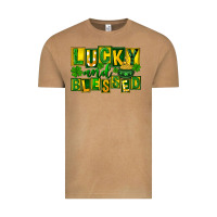 Vintage Camel Lucky and blessed St. Patricks Day Vintage Tee - FaDigitalArtStudio