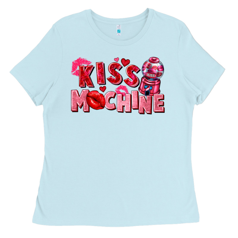 Kiss Machine Valentine's Day Ladies Tee by FaDigitalArtStudio | Teevron