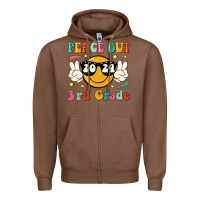 Chestnut peace out 2024 3rd grade Zipper Hoodie - JahusDesignShop
