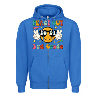 True Royal peace out 2024 3rd grade Zipper Hoodie - JahusDesignShop