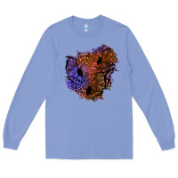 Colony Blue halloween patch  4 Long Sleeve Tee - BundleAndBundleShop