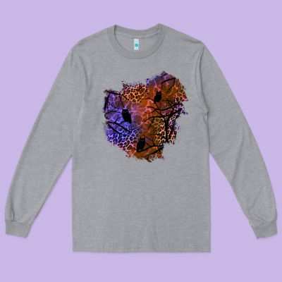Halloween Patch  4 Long Sleeve Tee Designed By Bundleandbundleshop