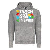 Cloud Rock Teach Love Hope Inspire Vintage Hoodie - CowhideDigitalArt