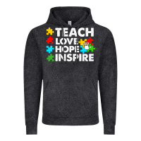 Vintage Black Teach Love Hope Inspire Vintage Hoodie - CowhideDigitalArt