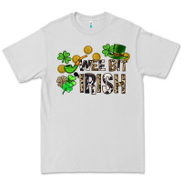 Dove Grey Wee bit o' Irish St. Patrick's Premium Tee - CowGirlArtShop