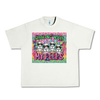 Pistachio chilling with my peeps Urban Heavy Tee - FaDigitalArtStudio