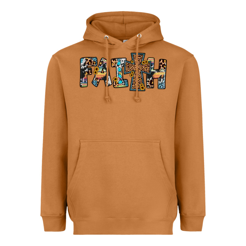 Faith Cross Heavyweight Hoodie by JahusDesignShop | Teevron