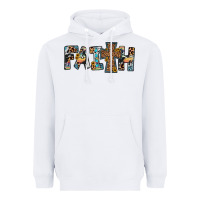 White faith cross Heavyweight Hoodie - JahusDesignShop