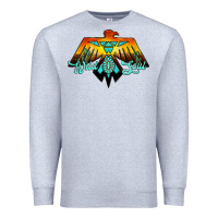 Heather Grey thunderbird wild soul Premium Sweatshirt - JahusDesignShop