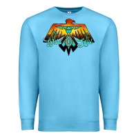 Ocean Blue thunderbird wild soul Premium Sweatshirt - JahusDesignShop