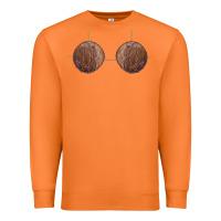 Carrot coconut bra easy adult halloween tiki party costume t shirt Premium Sweatshirt - linhVisuals