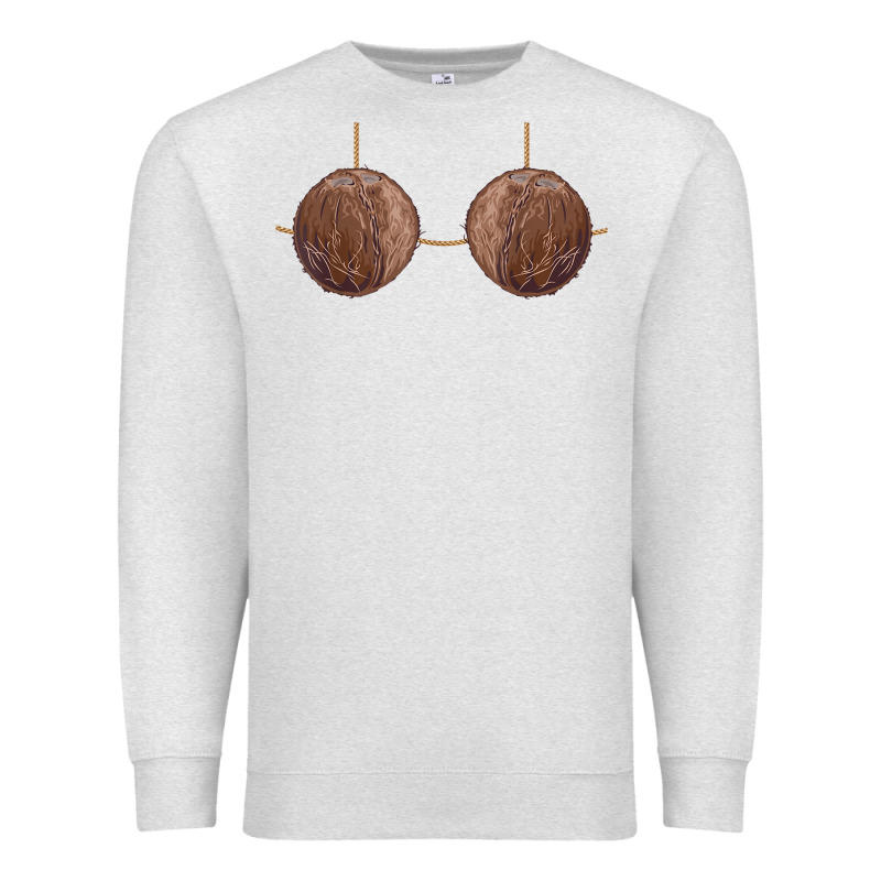 Coconut Bra Easy Adult Halloween Tiki Party Costume T Shirt Premium Sweatshirt by linhVisuals | Teevron