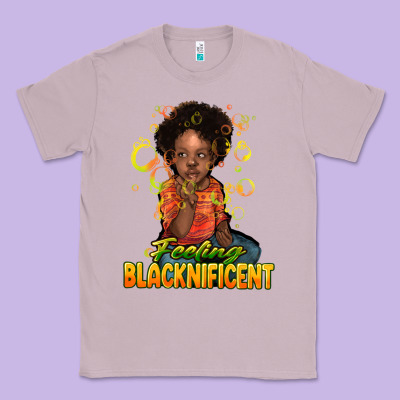 Feeling Blacknificent Classic Tee Designed By Howdyjamesfarm