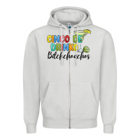 Dove Grey cinco de drinko bitchchoahos Zipper Hoodie - JahusDesignShop