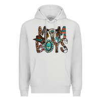 Dove Grey mom of boys Premium Hoodie - RacoonDesign