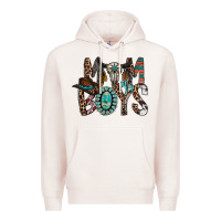 Pale Pink mom of boys Premium Hoodie - RacoonDesign