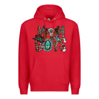 Red mom of boys Premium Hoodie - RacoonDesign