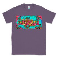 Lavender dreamer with butterfly and tie dye  licance  plate Classic Tee - Artiststas